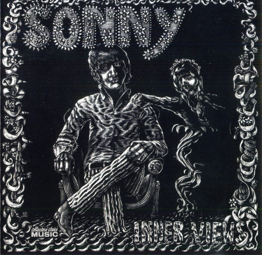 Black and white cover of Sonny Bono's Inner Views cover