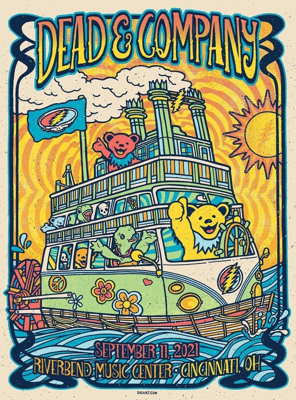 Dead and Company Concert Poster