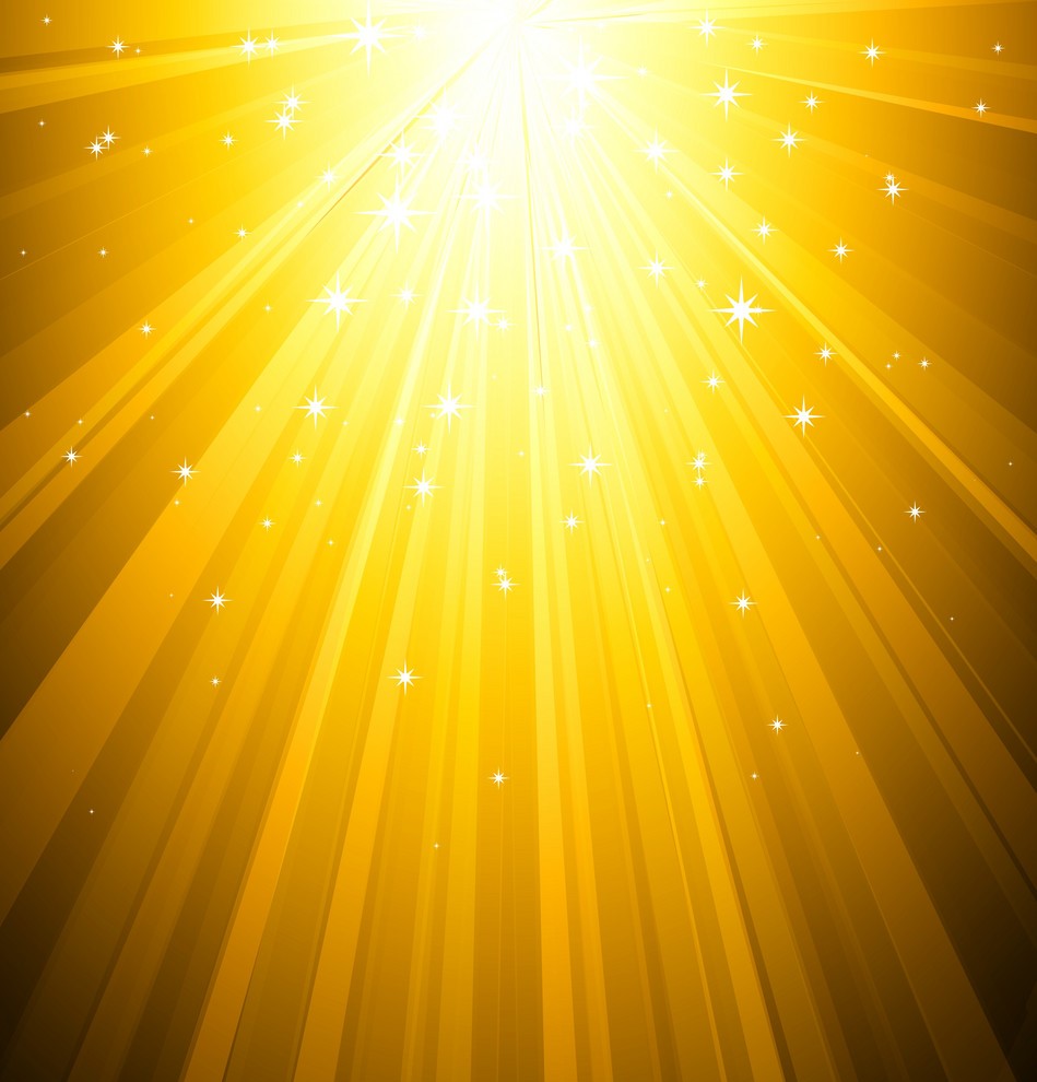 Abstract Gold Light Vector