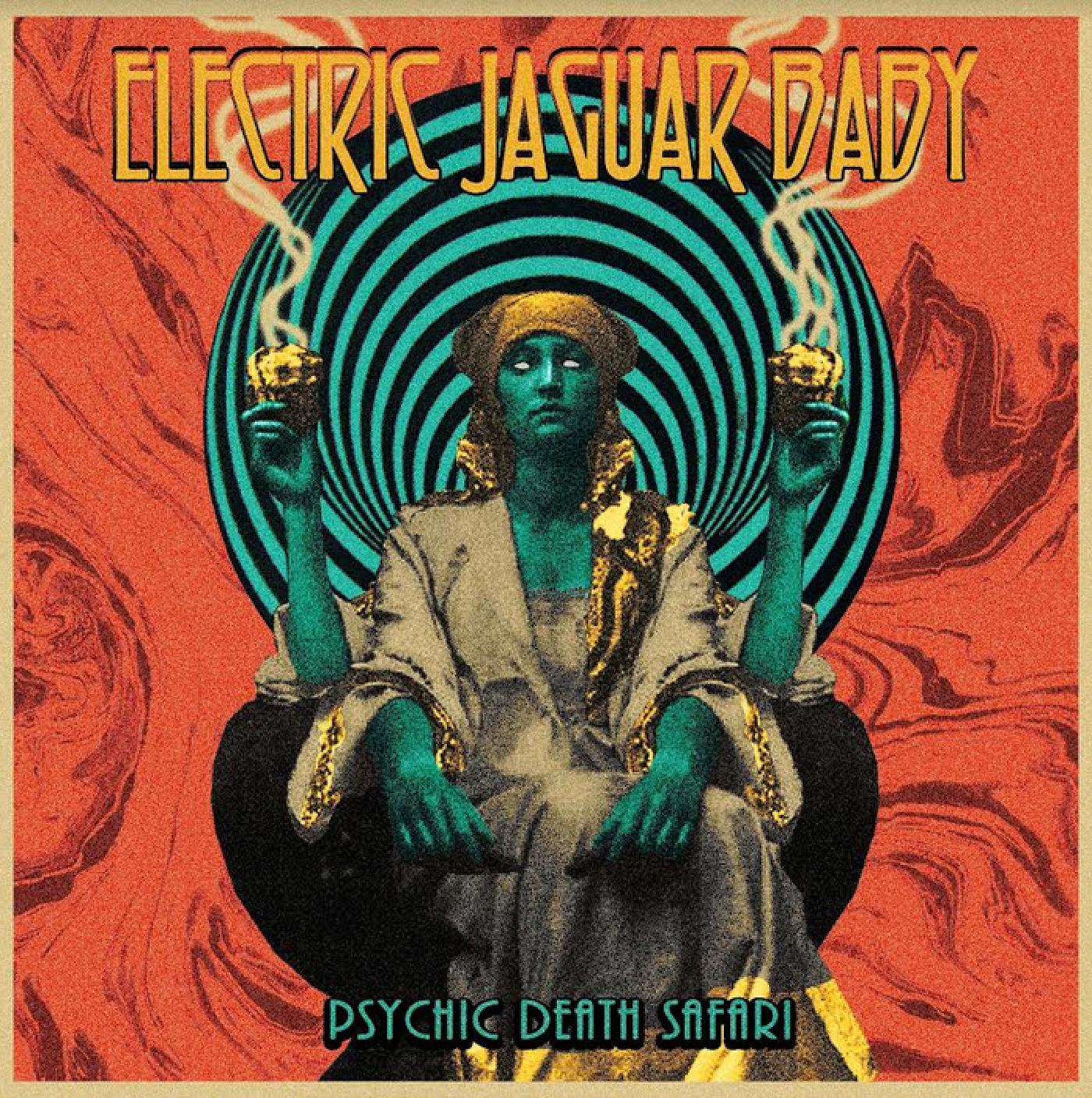 Electric Jaguar Baby's album cover for Psychic Death Safari