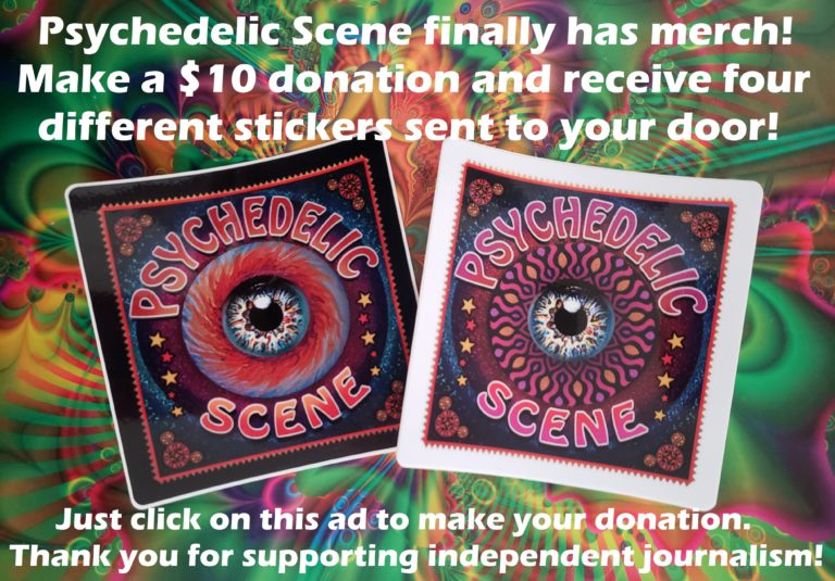 Psychedelic Scene stickers available now!