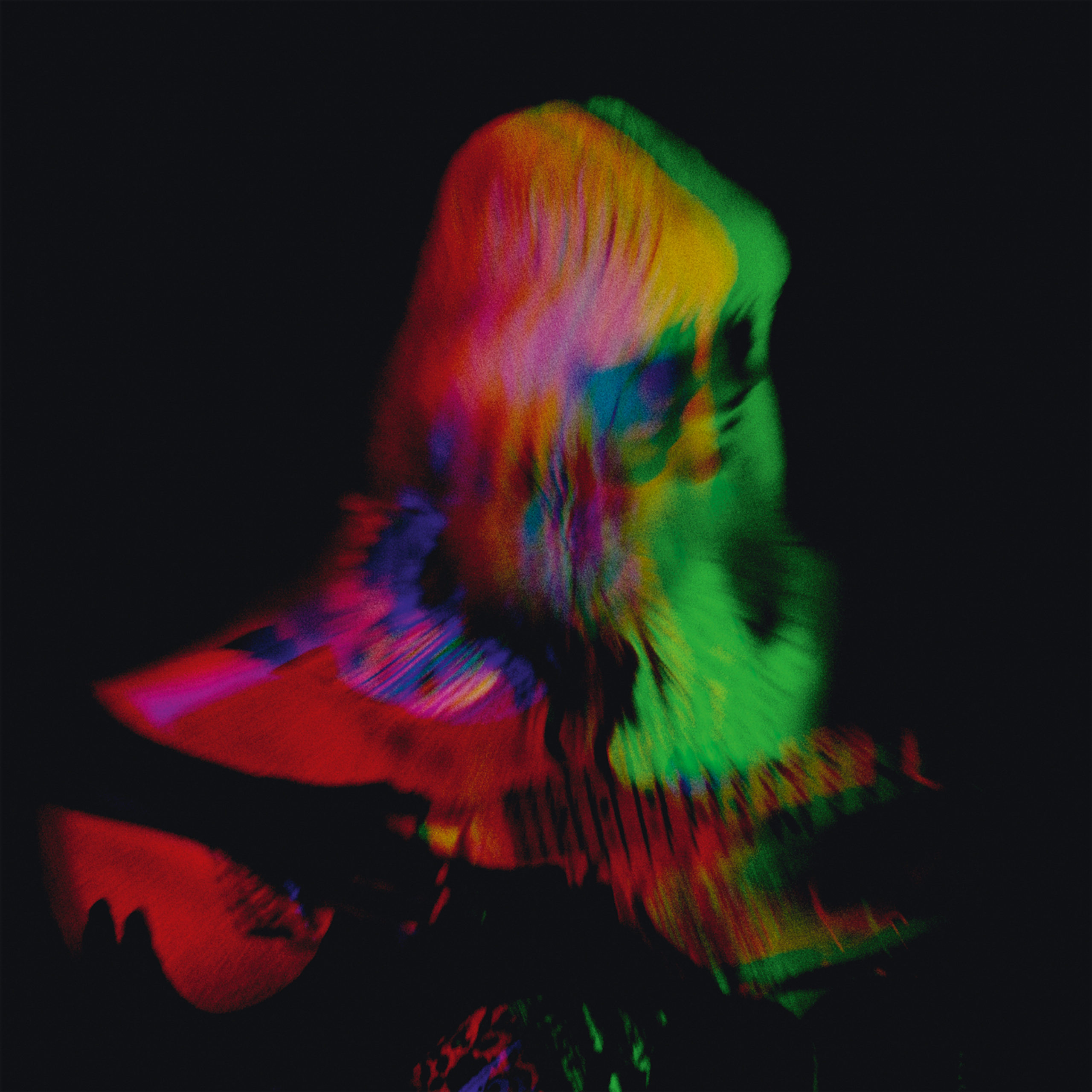 Trippy image of Melody Prochet playing guitar