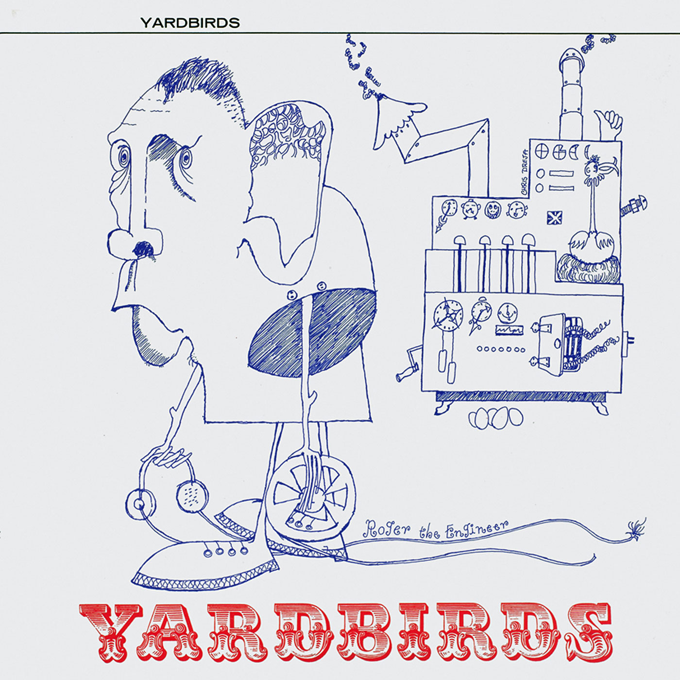Album Cover for The Yardbirds' Roger the Engineer