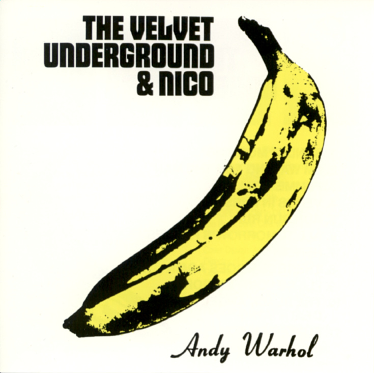 The famous Andy Warhol cover of the album The Velvet Underground & Nico