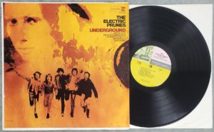 Album cover for Electric Prunes' album Underground with vinyl record popping out of sleeve